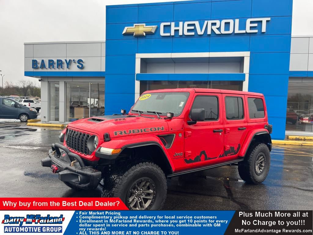 Used 2024 Red Jeep 4-Door Rubicon 392 Final Edition 4x4 image 1