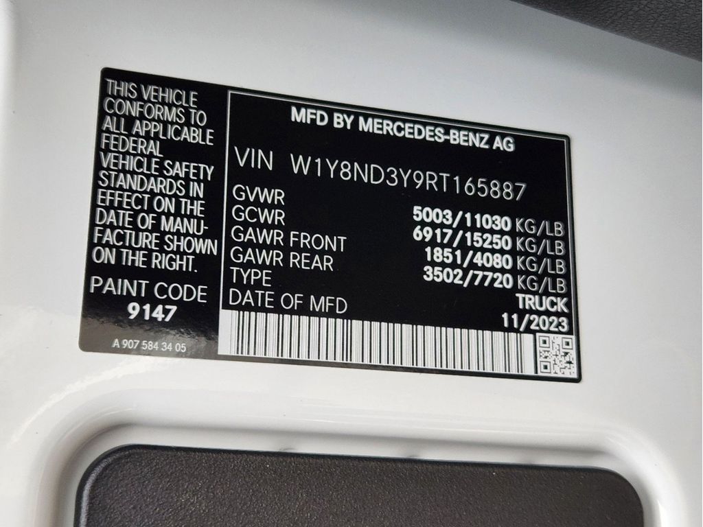 New 2024 MercedesBenz Sprinter 3500 XD 3500XD High Roof 4Cyl Diesel