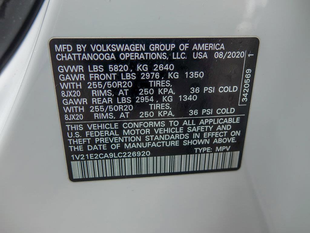 2020 VOLKSWAGEN ATLAS CROSS SPORT - Image 29