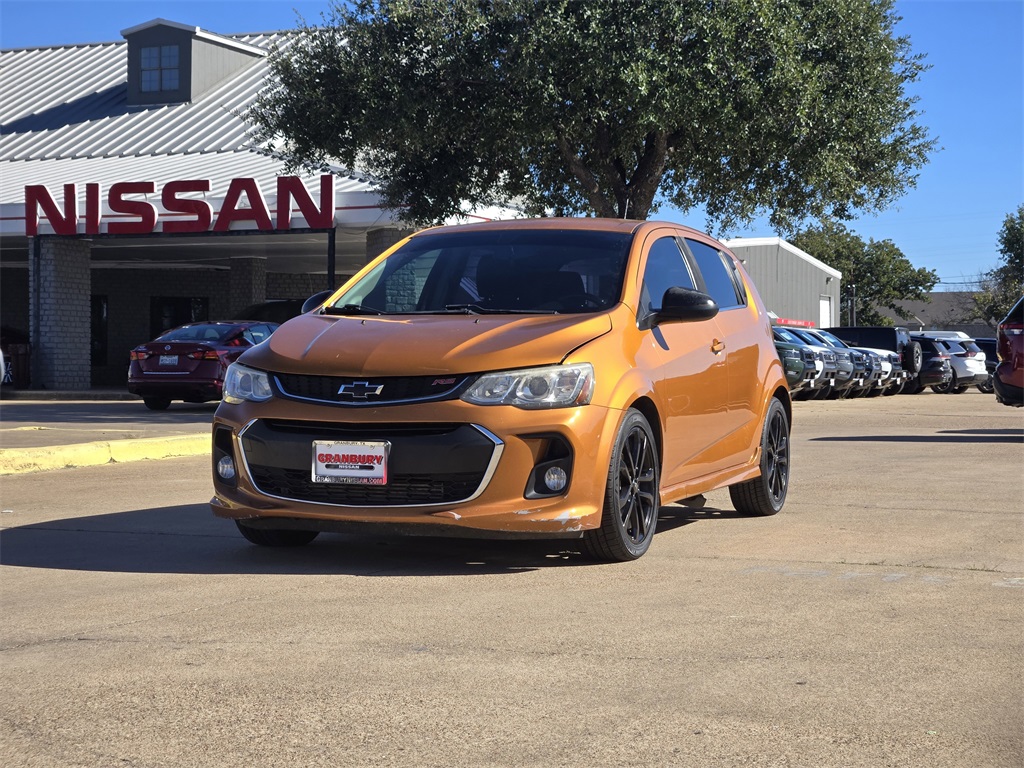 Used 2018 Chevrolet Sonic Premier with VIN 1G1JF6SB7J4107716 for sale in Granbury, TX