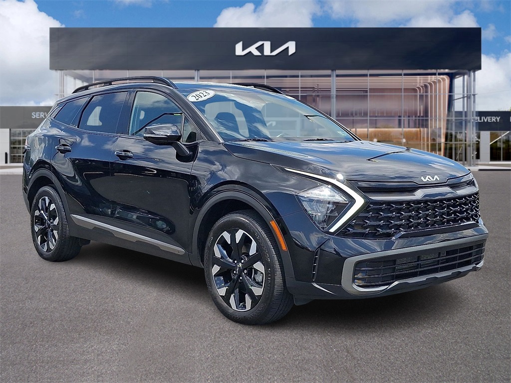 Certified Used 2023 Black Kia X-Line image 1