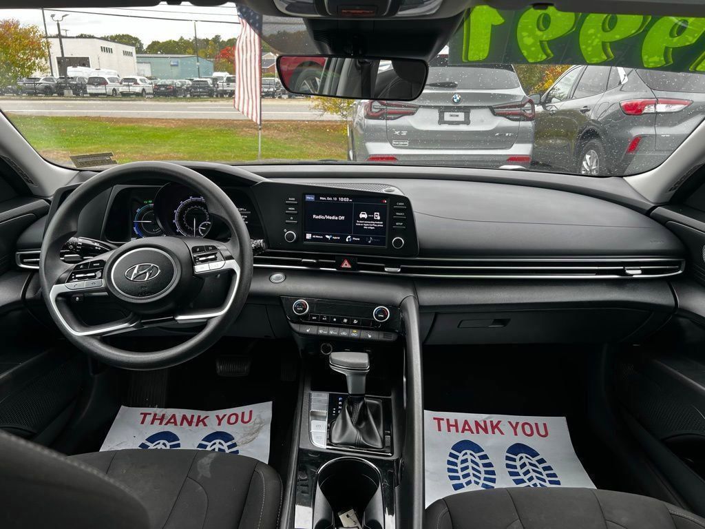 2022 Hyundai Elantra Hybrid Blue photo 4