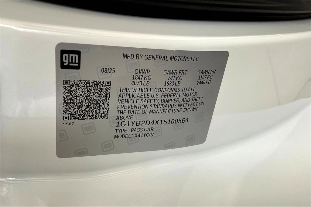 2026 Chevrolet Corvette Stingray 2LT photo 6