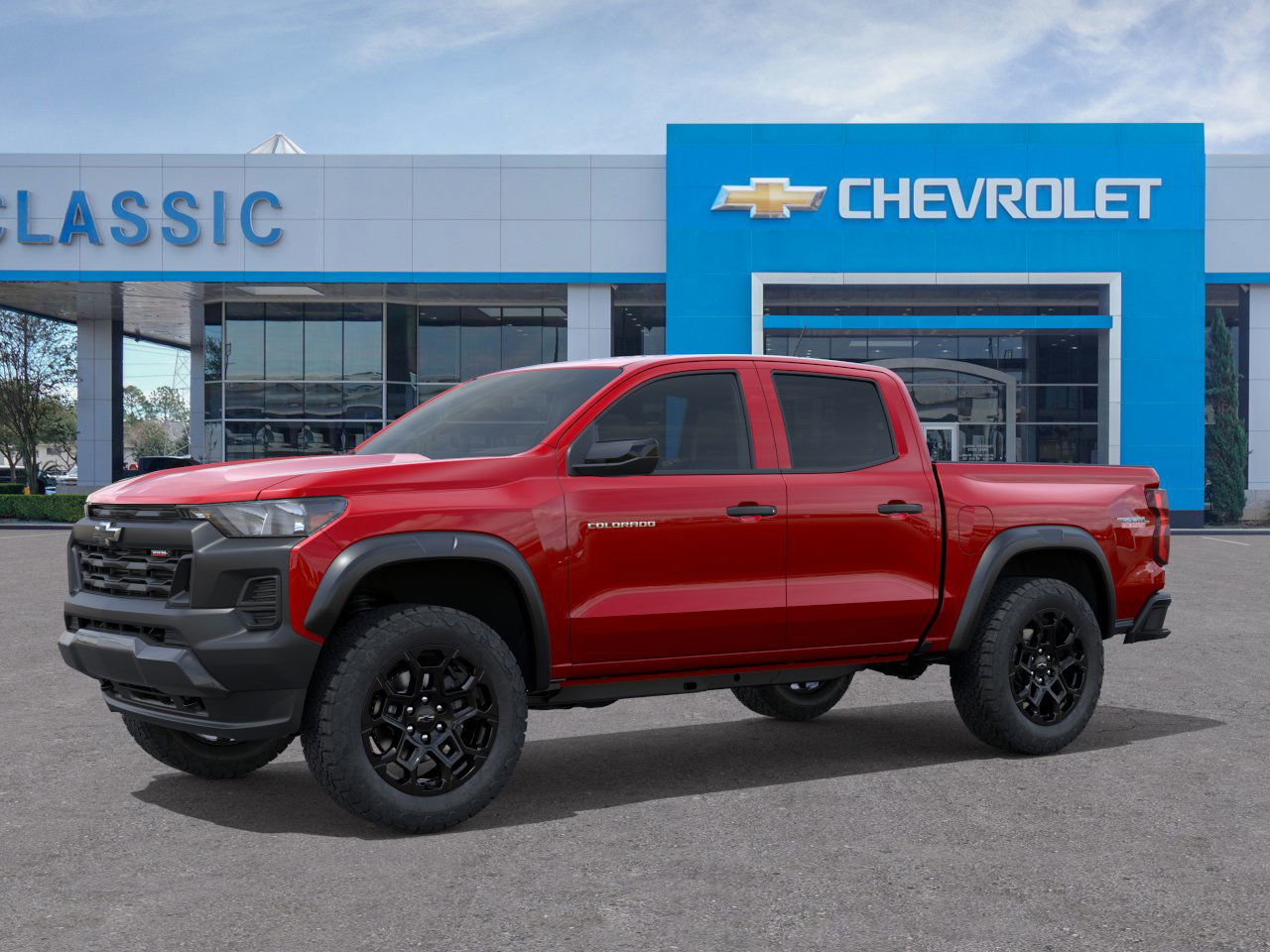 2026 Chevrolet Colorado Trail Boss Red at Classic Elite Chevrolet Sugar Land