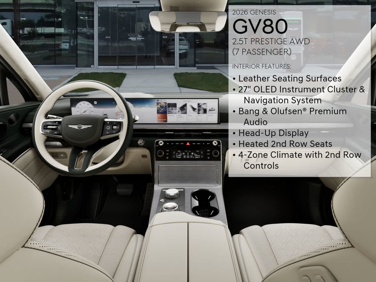 2026 Genesis GV80 2.5T Prestige AWD photo 13