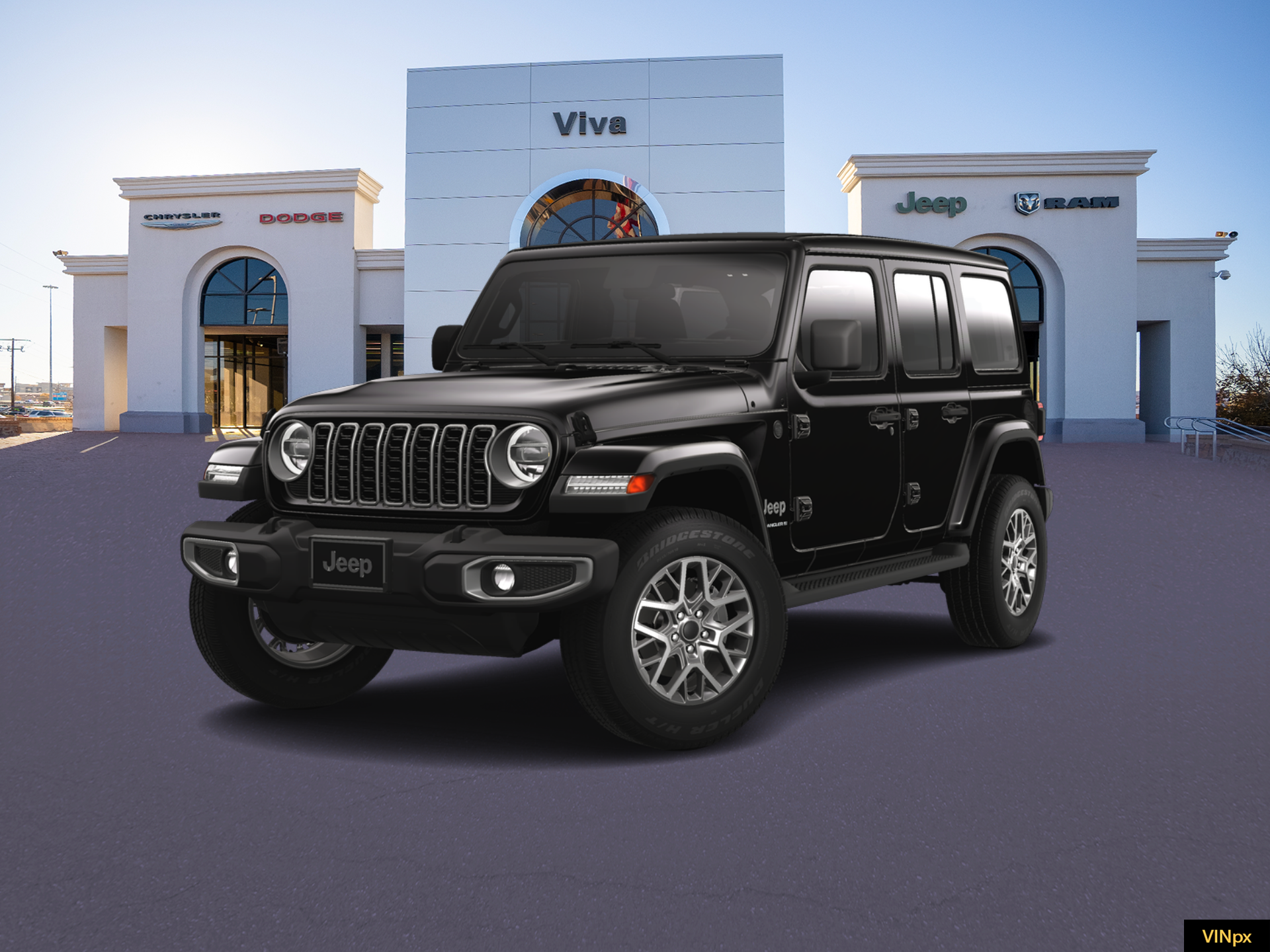 New 2025 Black Clear-Coat Exterior Paint Jeep Sahara image 1