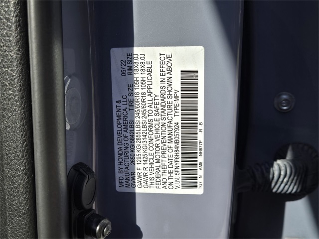 2022 Honda Pilot TrailSport photo 7