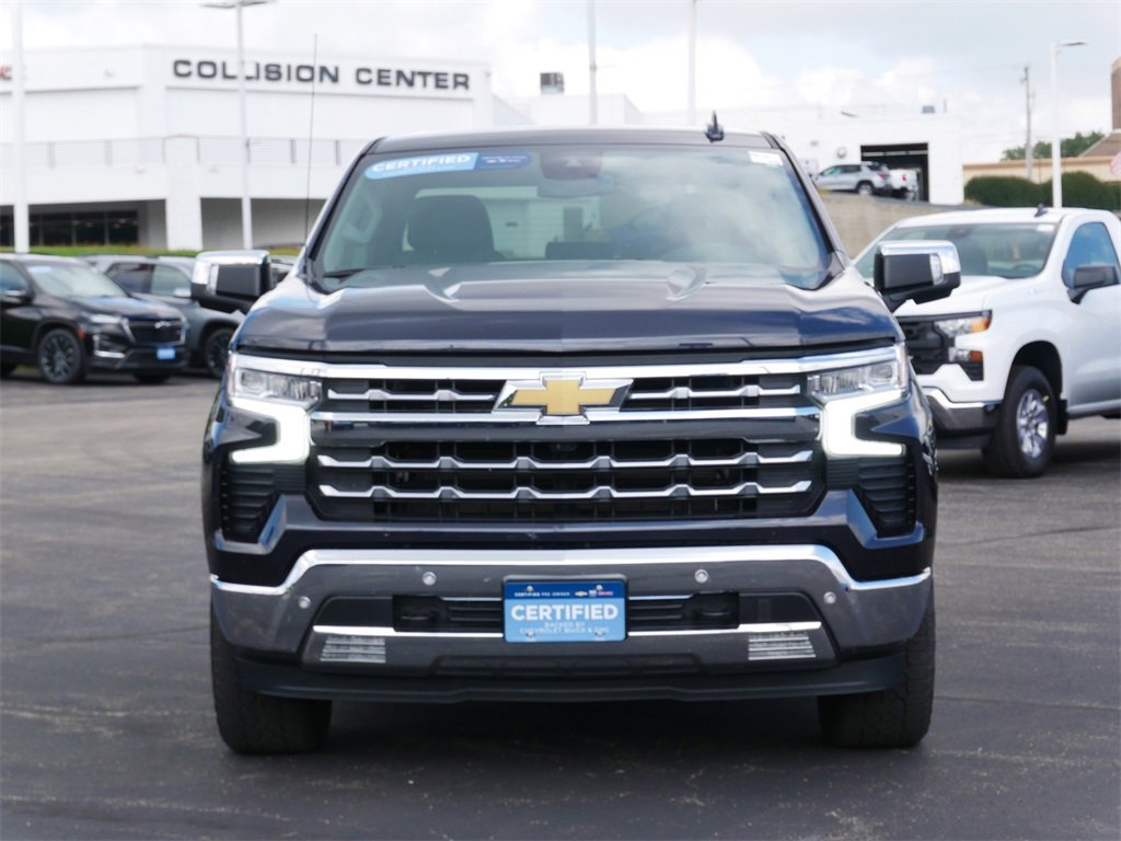 Certified 2022 Chevrolet Silverado 1500 LTZ with VIN 1GCUDGED0NZ602958 for sale in Inver Grove Heights, Minnesota