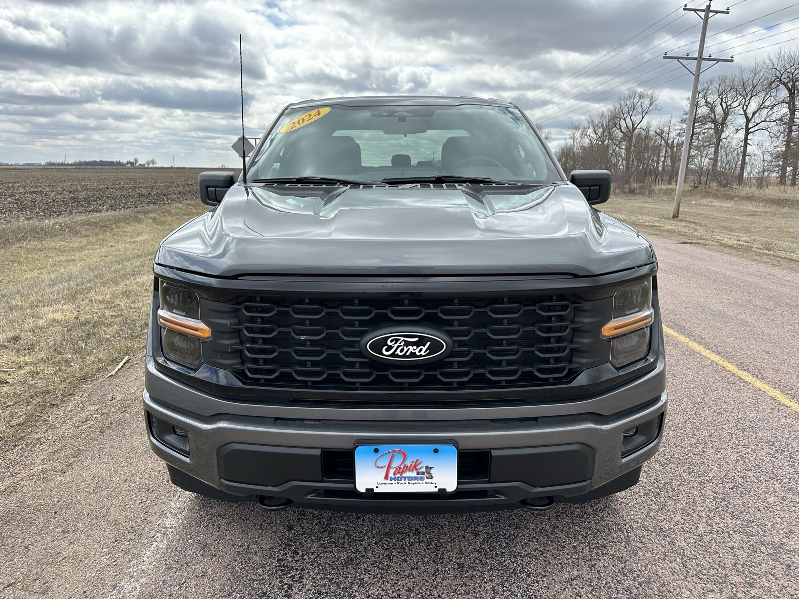 New 2024 Ford F150 STX 4D SuperCrew in Luverne S31023F Papik Motors