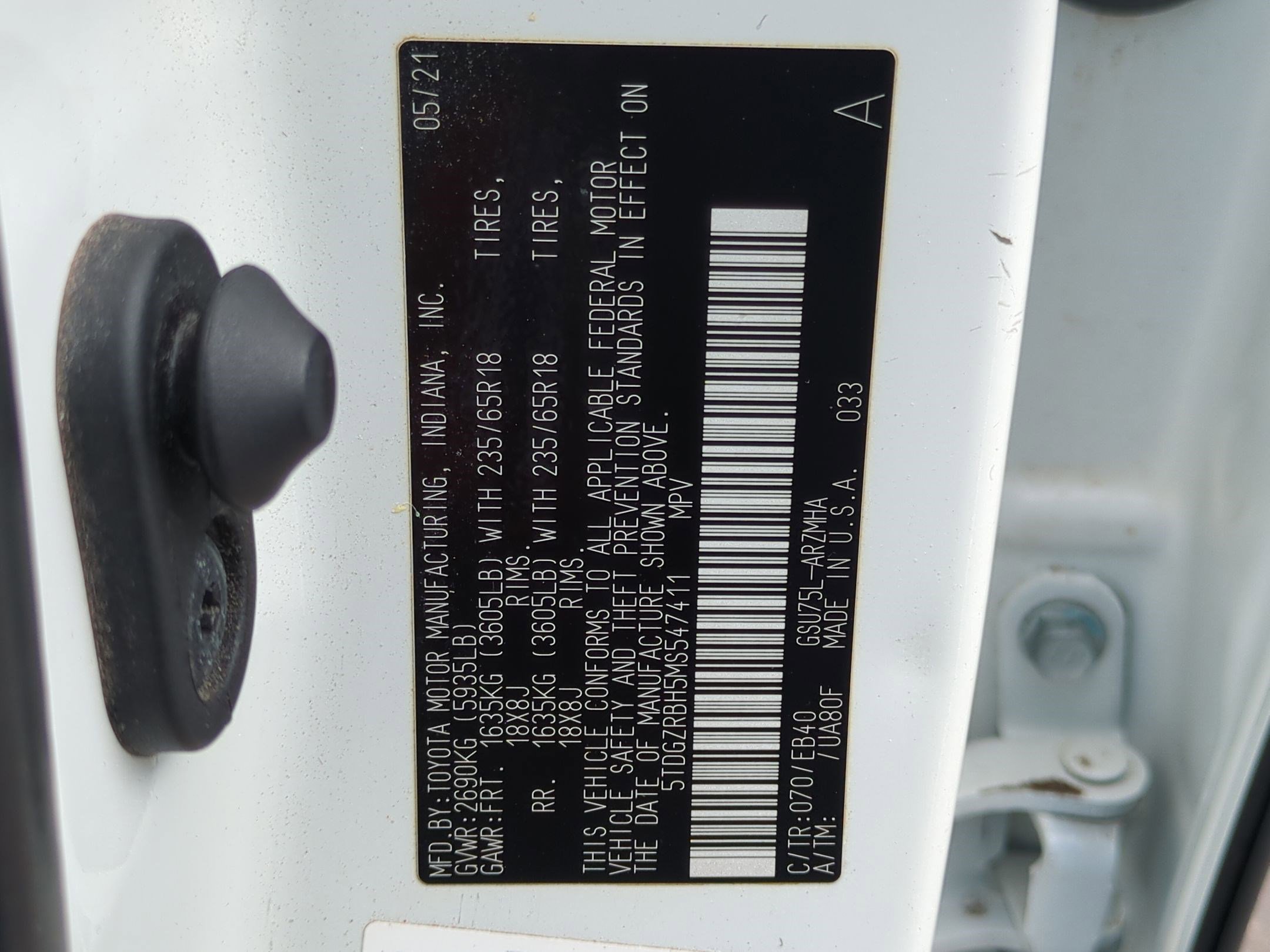 2021 Toyota Highlander XLE photo 27