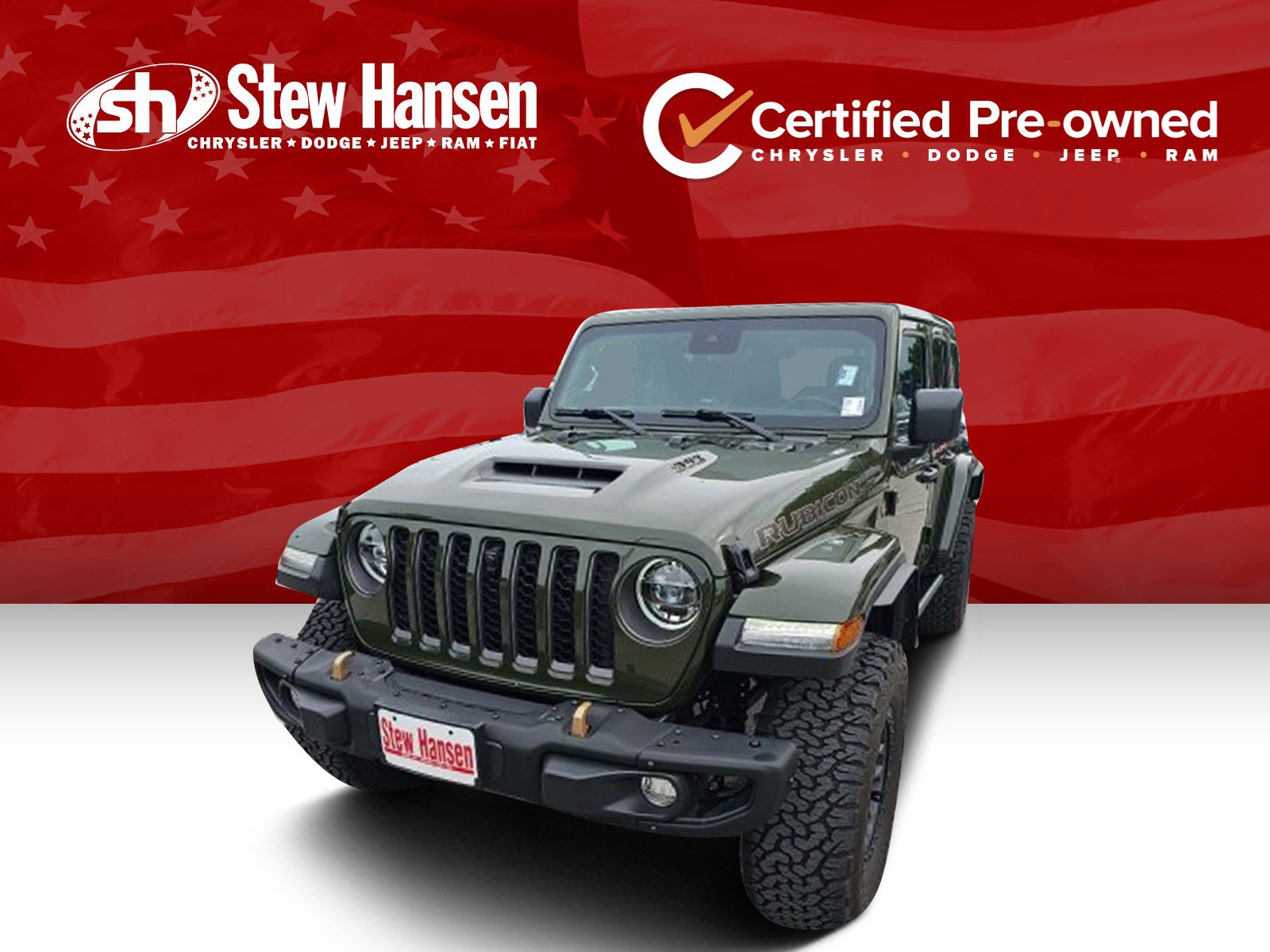 Certified PreOwned 2022 Jeep Wrangler Unlimited Rubicon 392