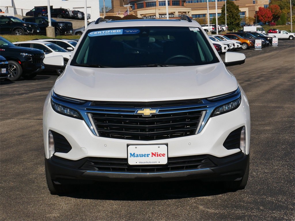 Certified 2023 Chevrolet Equinox LT with VIN 3GNAXUEG1PL123355 for sale in Inver Grove Heights, Minnesota