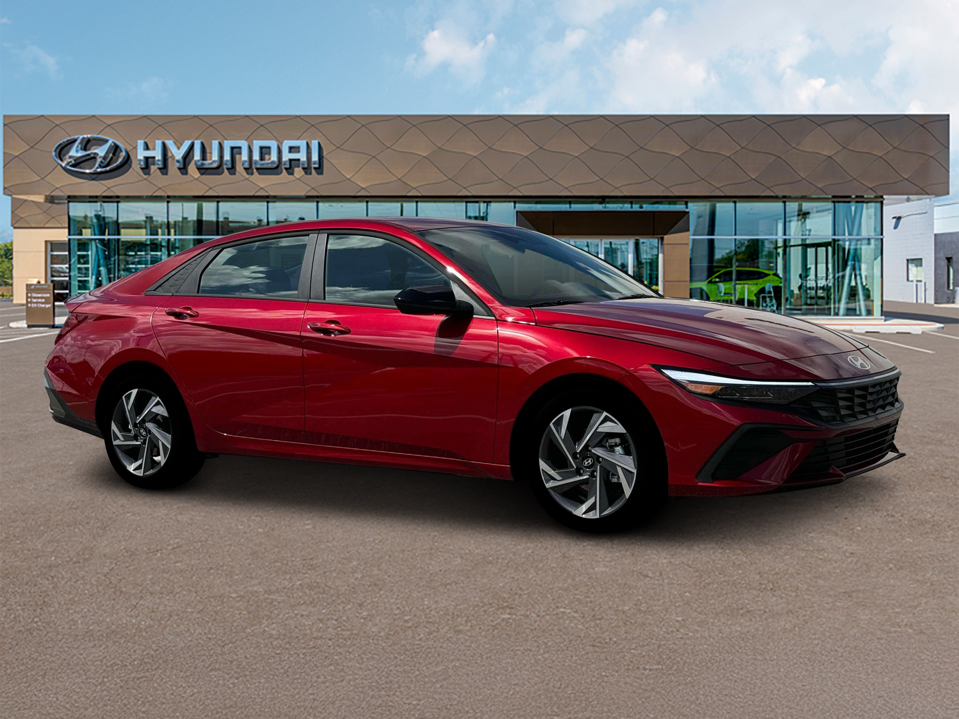 New 2025 Red Hyundai SEL Sport image 10