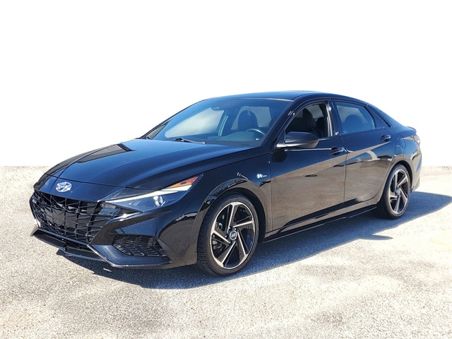 Used 2022 Hyundai Elantra N Line with VIN KMHLR4AF3NU328442 for sale in Angleton, TX