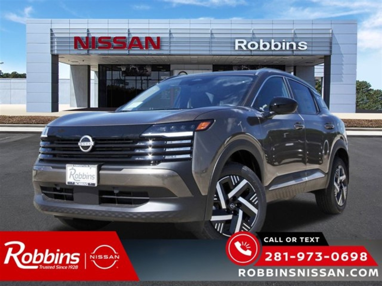 2026 Nissan Kicks SV Brown at Robbins Nissan