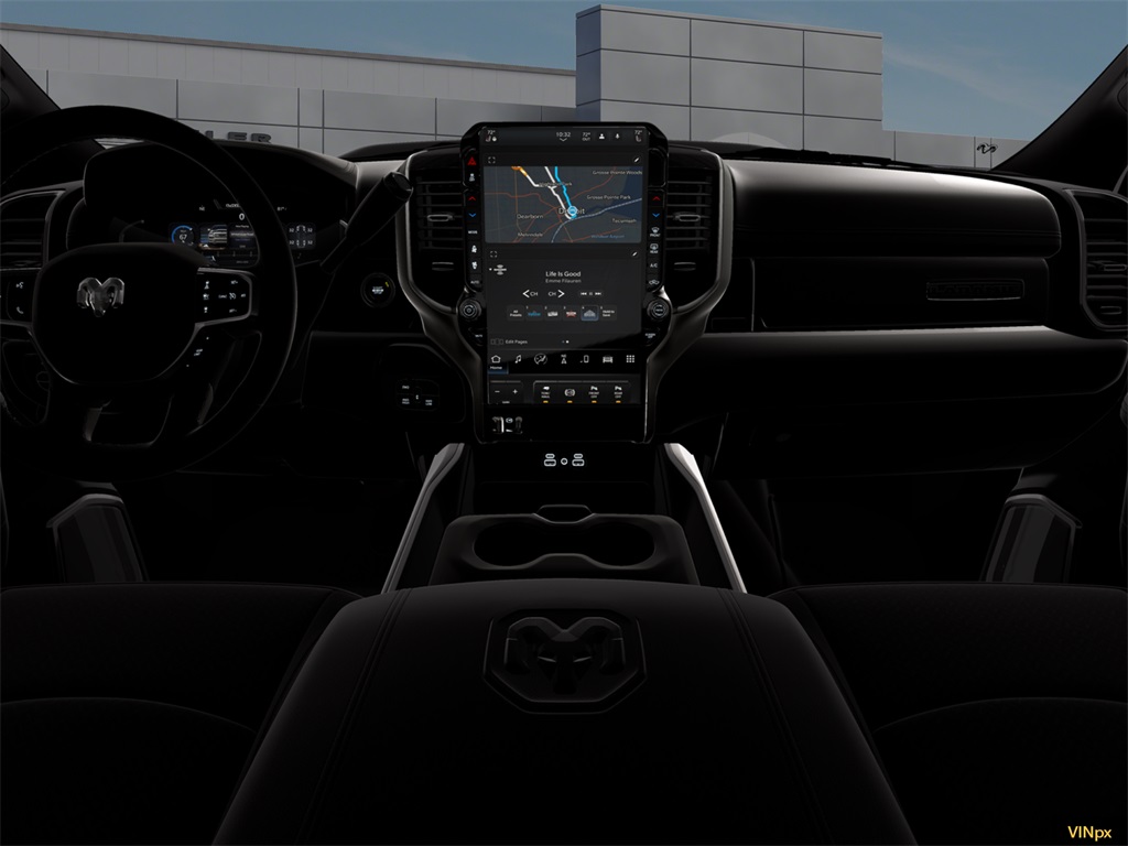 New 2026 Ceramic Gray Clear-Coat Exterior Paint RAM Laramie Night Edition image 50