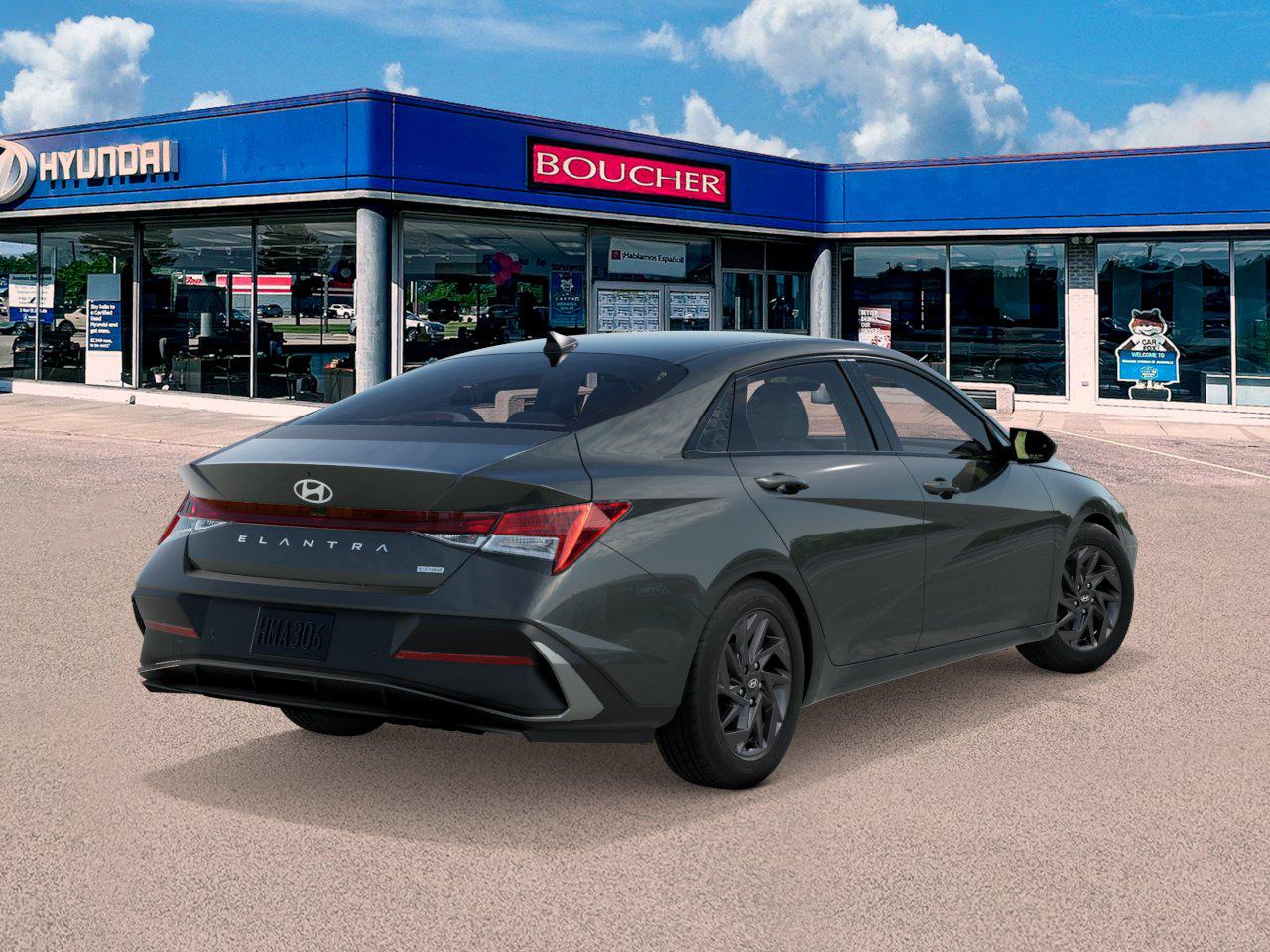 2025 Hyundai Elantra Hybrid Blue photo 3