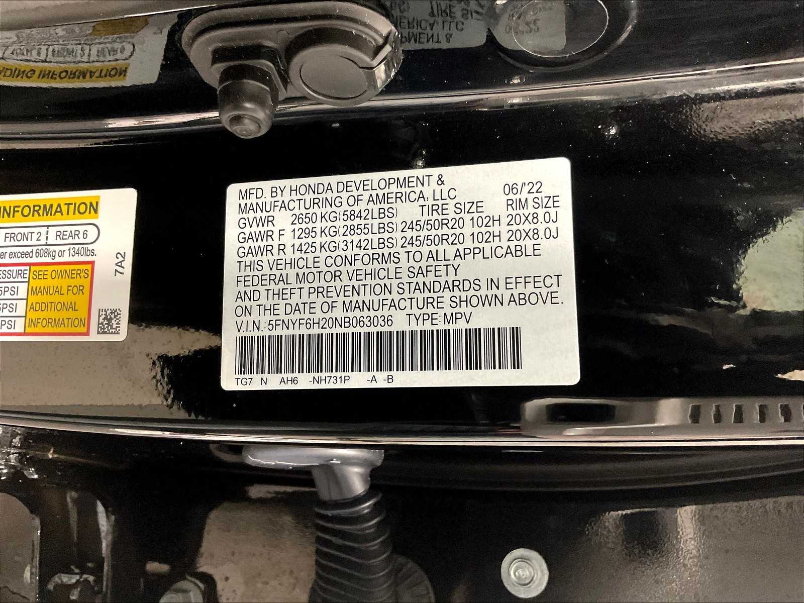 2022 Honda Pilot Special Edition photo 34