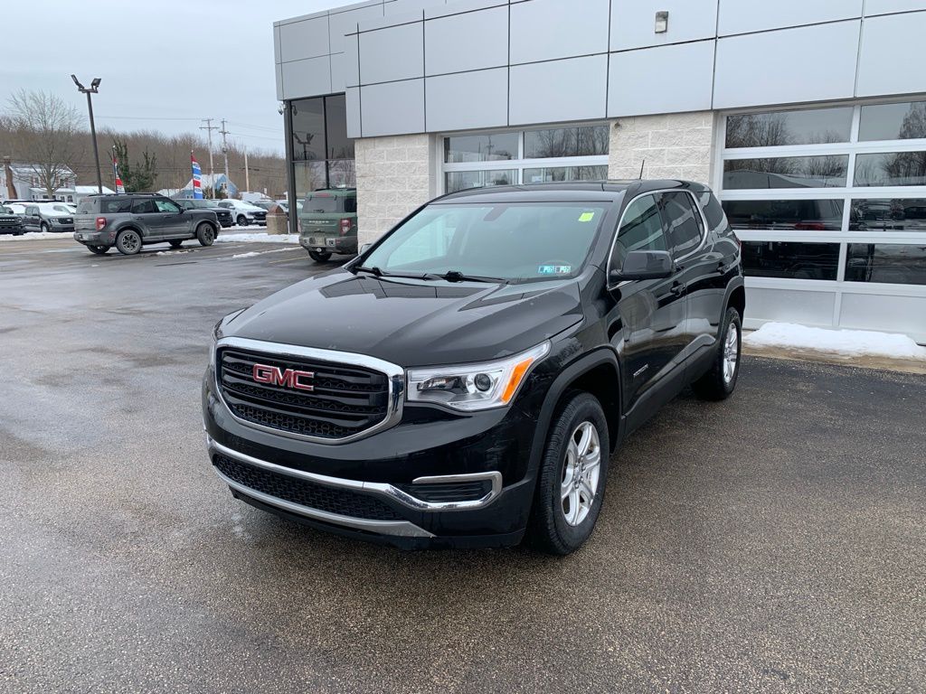 Used 2019 GMC Acadia SLE-1 with VIN 1GKKNRLA9KZ112477 for sale in Jefferson, OH