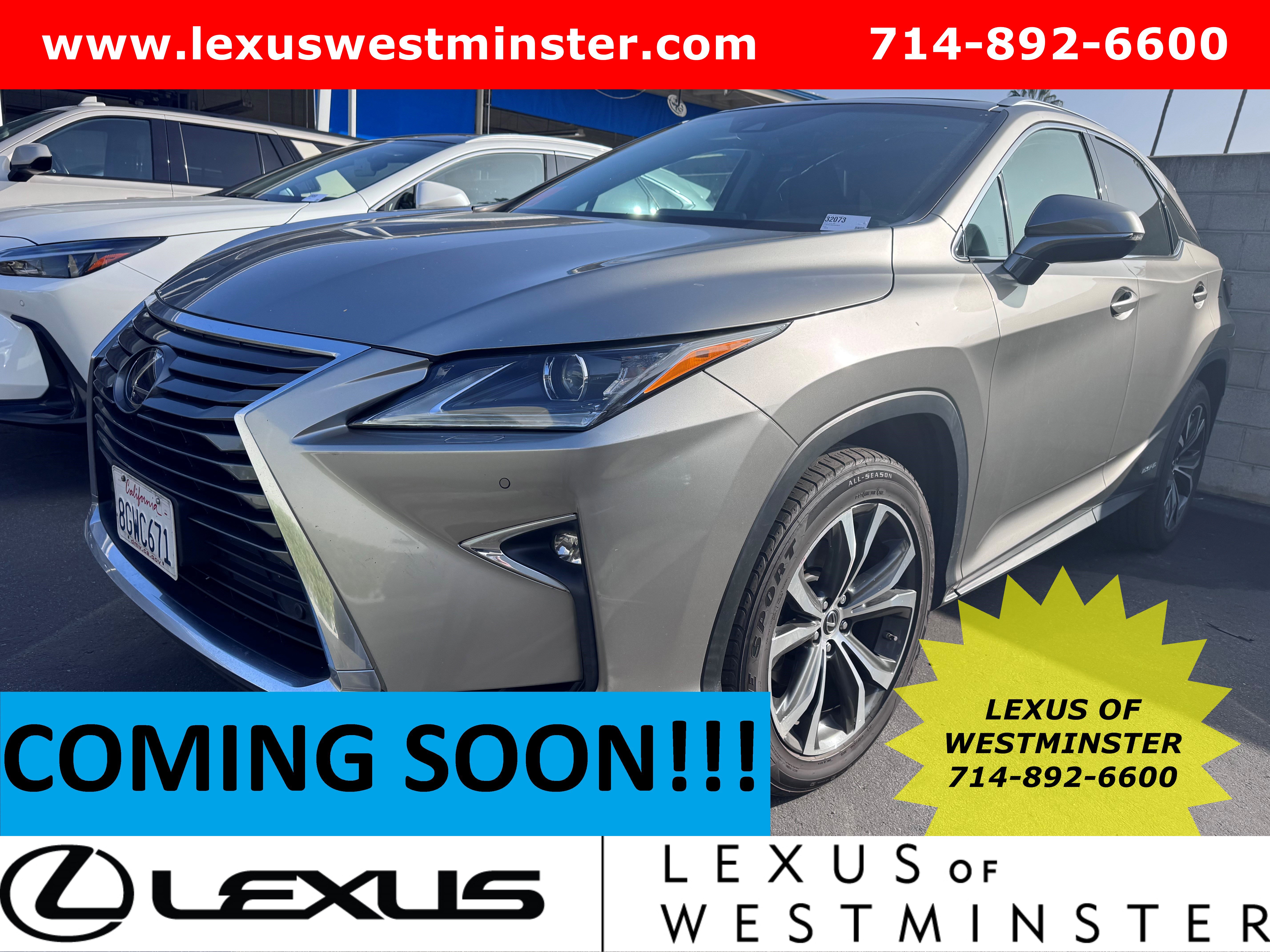 2019 Lexus RX Hybrid 450h