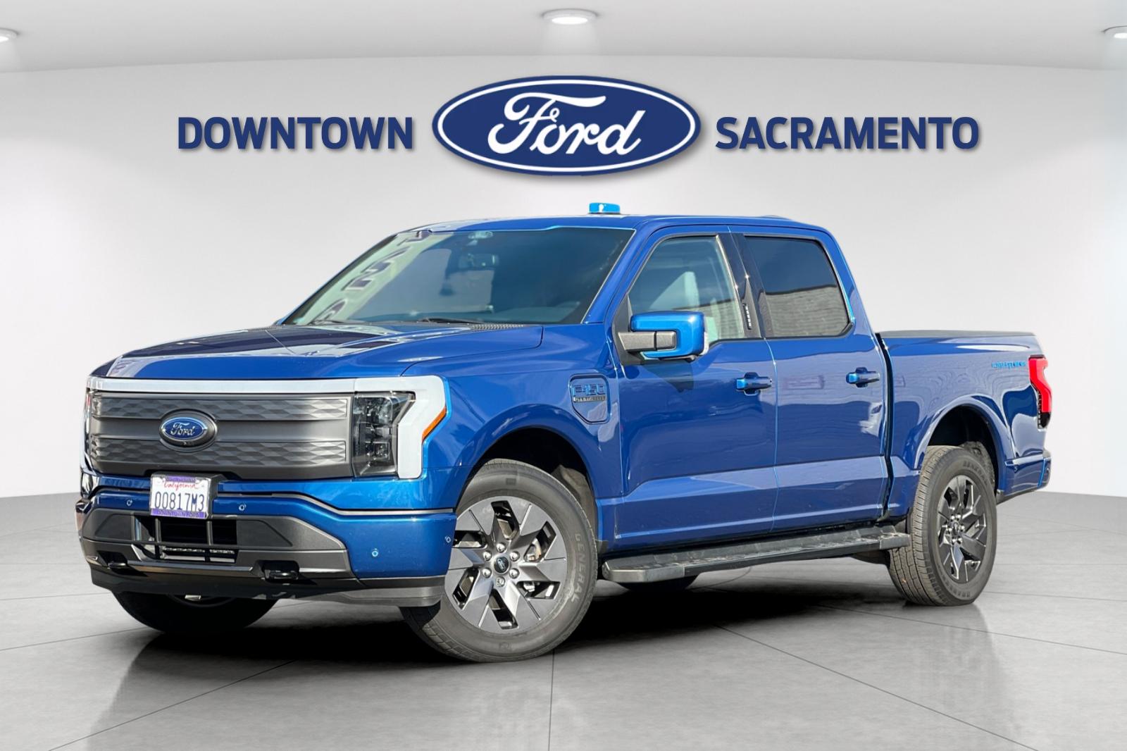 Certified 2022 Ford F-150 Lightning Lariat with VIN 1FT6W1EV6NWG01226 for sale in Sacramento, CA