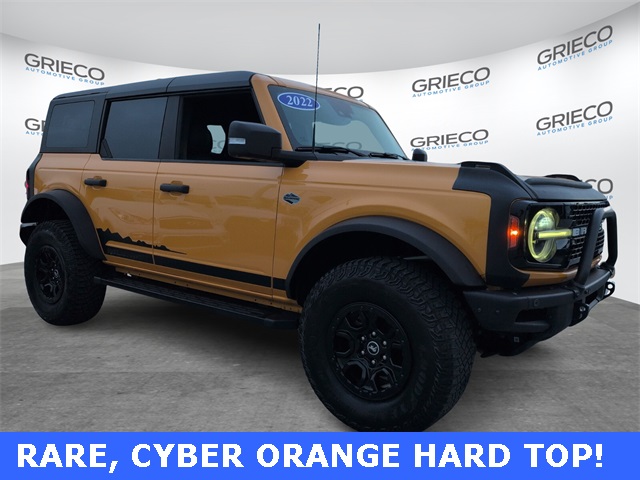 Used 2022 Cyber Orange Metallic Tricoat Ford Wildtrak image 1