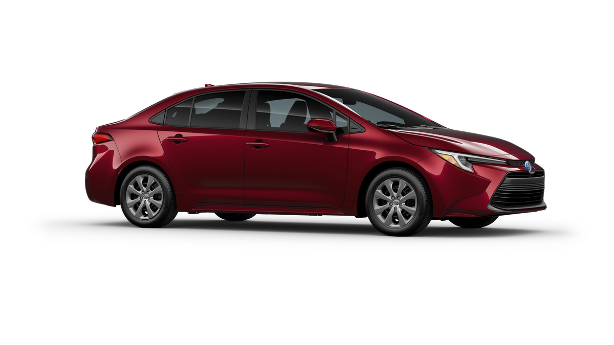 New 2025 Ruby Flare Pearl [extra_cost_color] Toyota Hybrid LE image 13