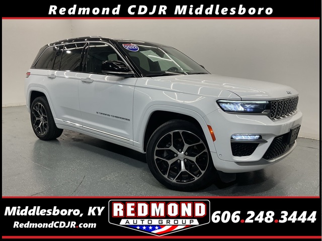 Used 2022 White Jeep Summit Reserve 4xe image 1