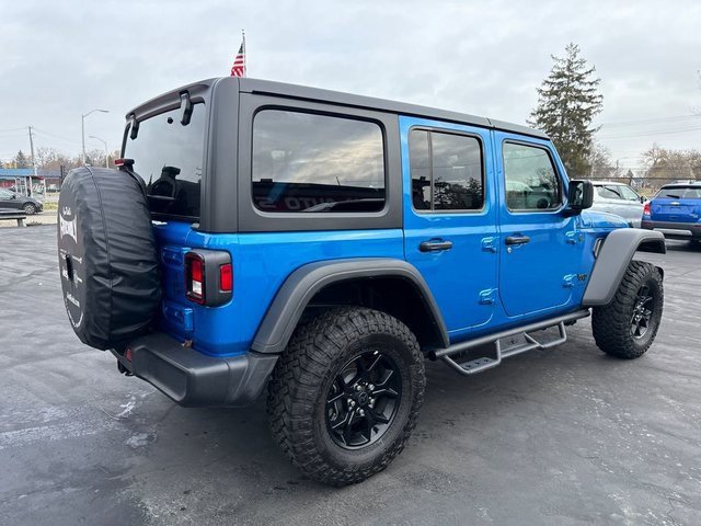 Used 2024 Jeep Wrangler 4-Door Willys with VIN 1C4PJXDG0RW238341 for sale in Fairmont, Minnesota
