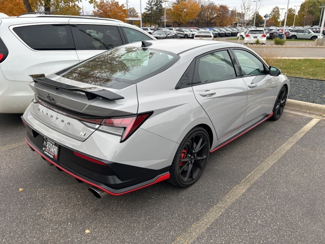 Used 2025 Hyundai Elantra N with VIN KMHLW4DK2SU028825 for sale in Apple Valley, Minnesota
