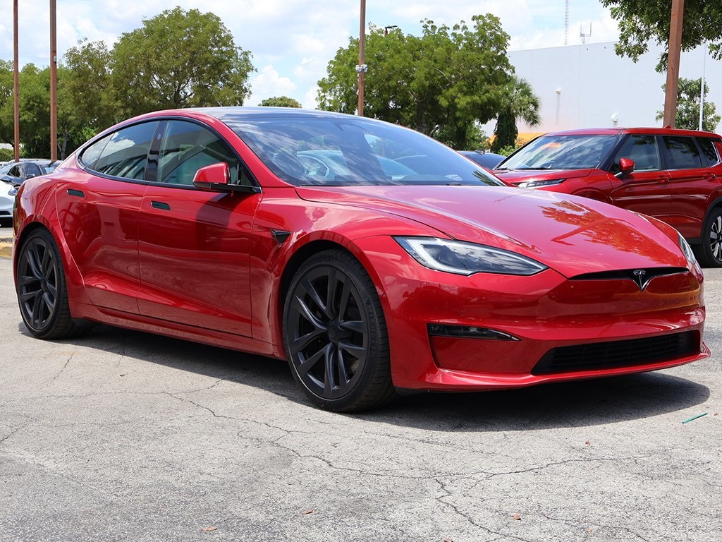 Used 2022 Tesla Model S Plaid with VIN 5YJSA1E6XNF479819 for sale in Miami, FL