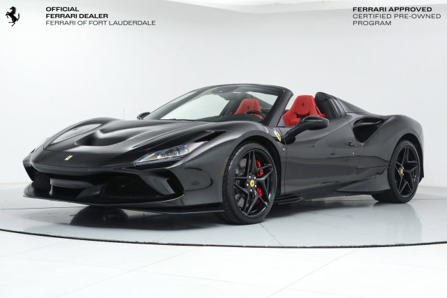 2022/22 FERRARI F8 SPIDER V8 IN NERO DAYTONA WITH NERO