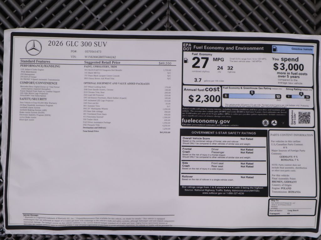 2026 Mercedes Benz GLC 300 photo 9
