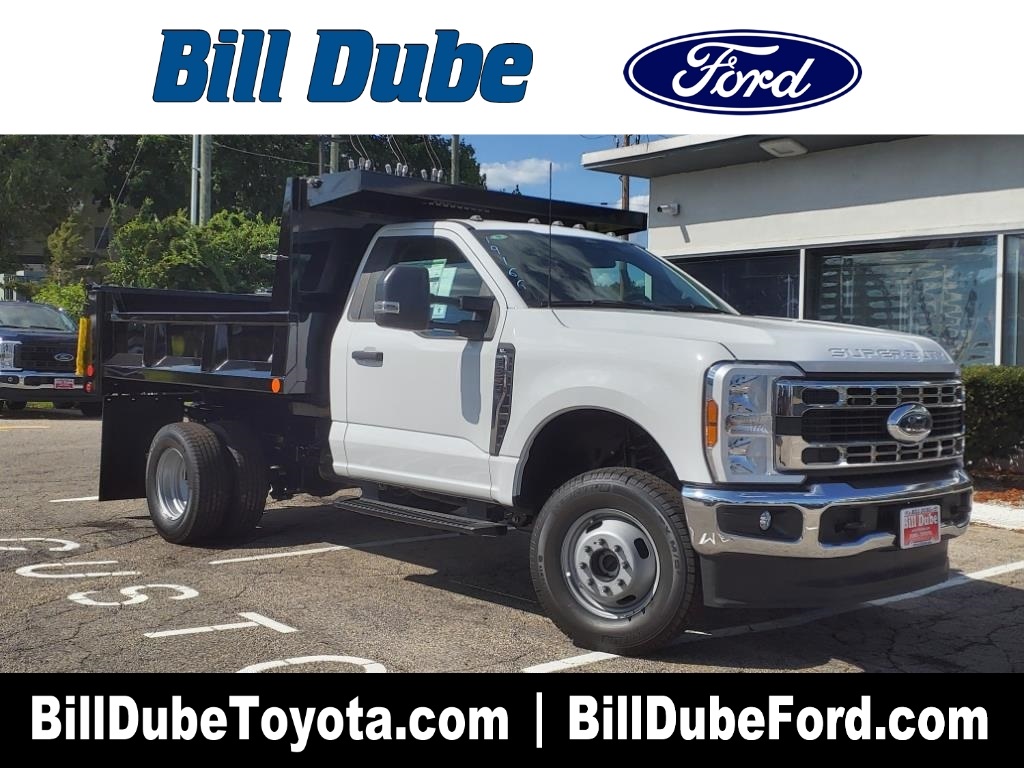 New 2024 Oxford White Ford XL Dump Truck image 1