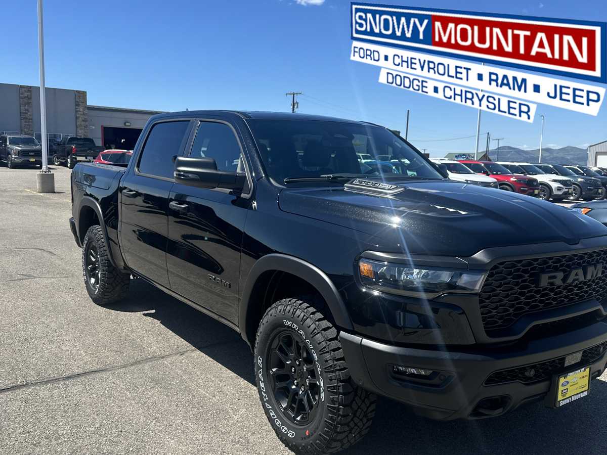 New 2025 RAM 1500 Rebel 4×4 Crew Cab 57 Box Crew Cab in Lewistown 
