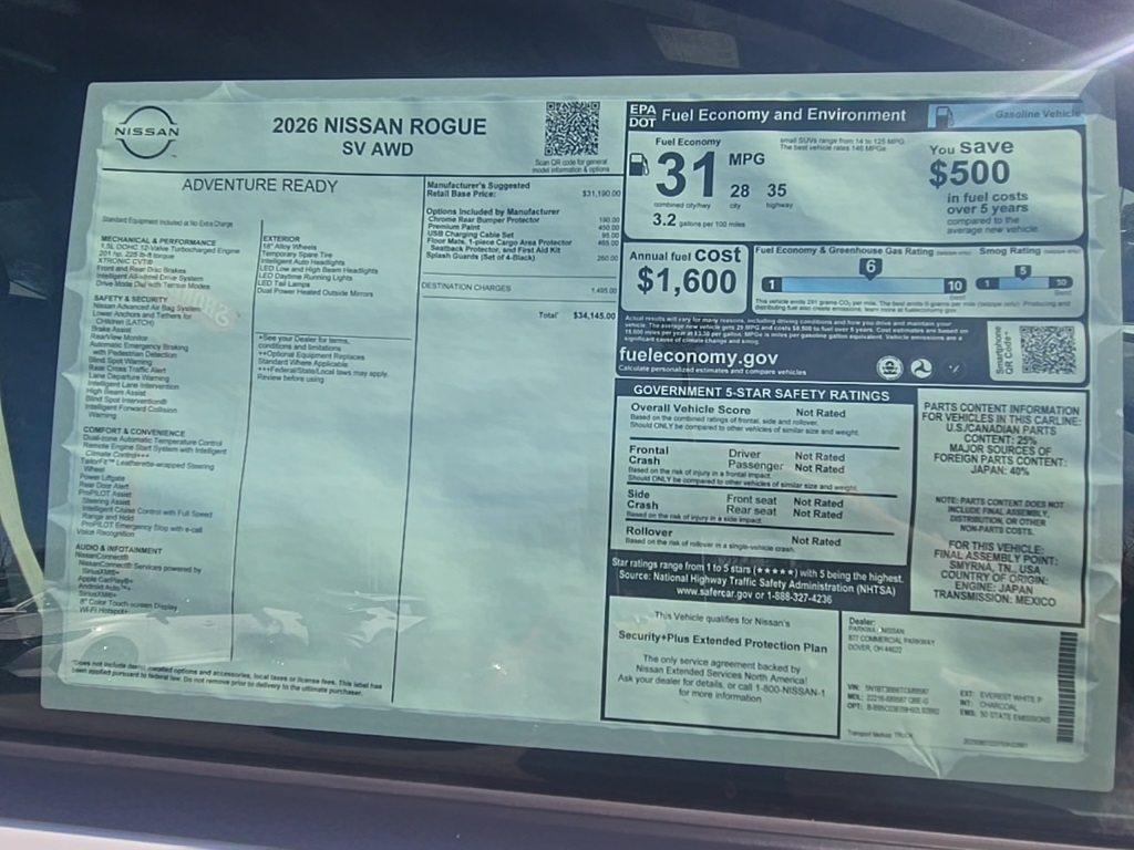 2026 Nissan Rogue SV photo 28
