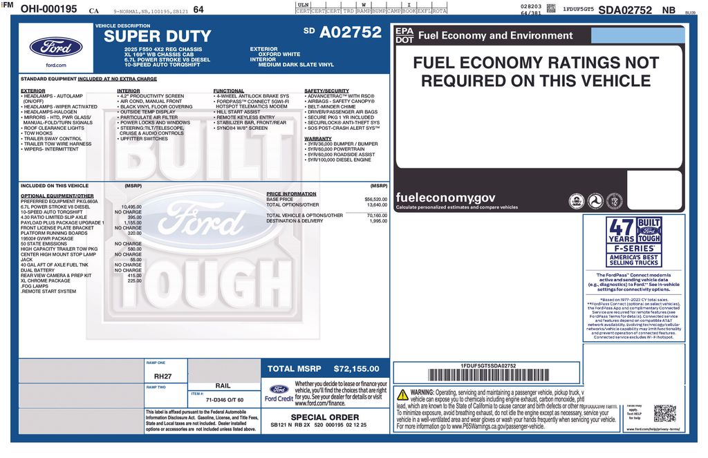 2025 Ford F-550 Chassis XL