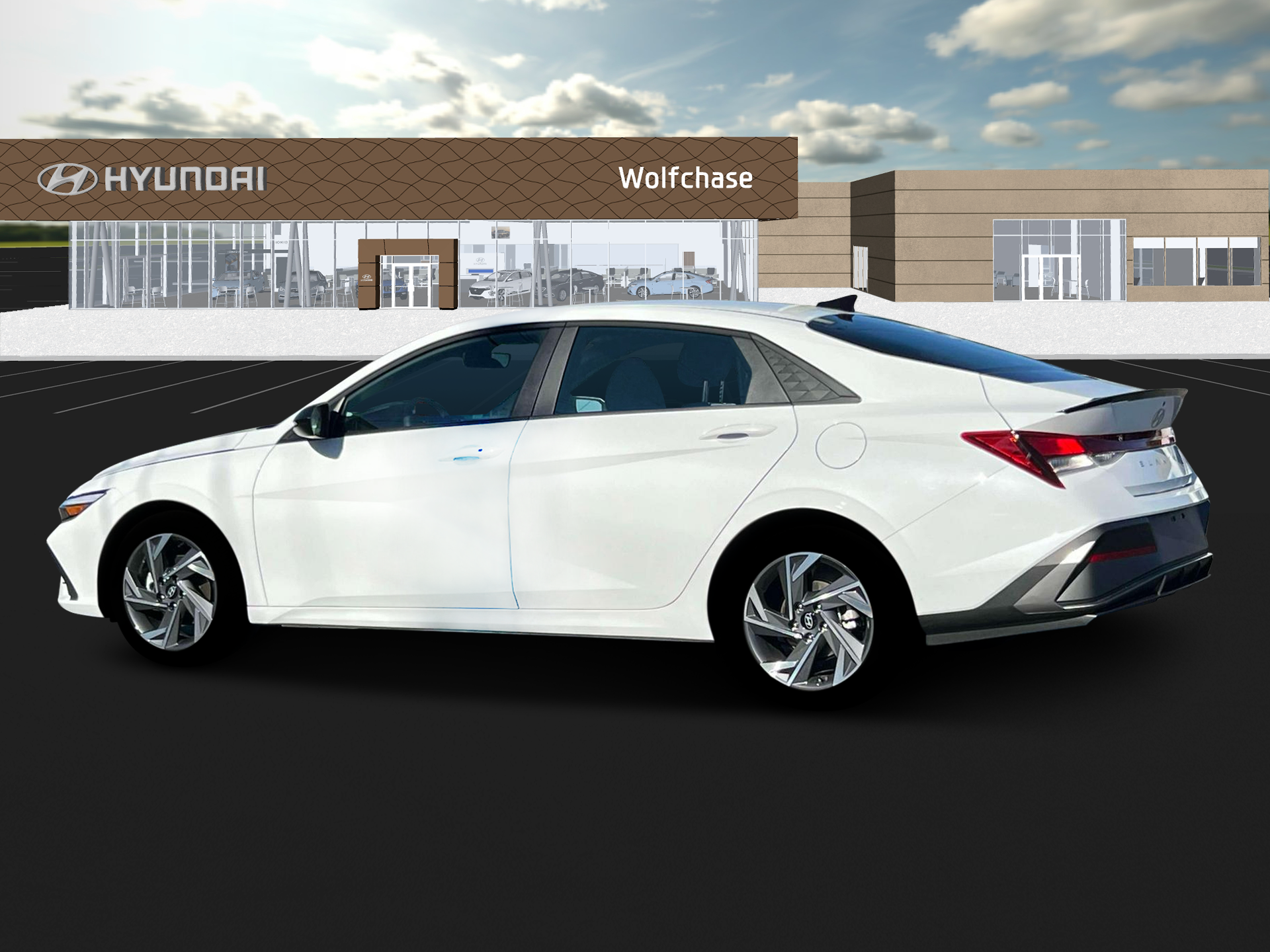 New 2025 White Hyundai SEL Sport image 4