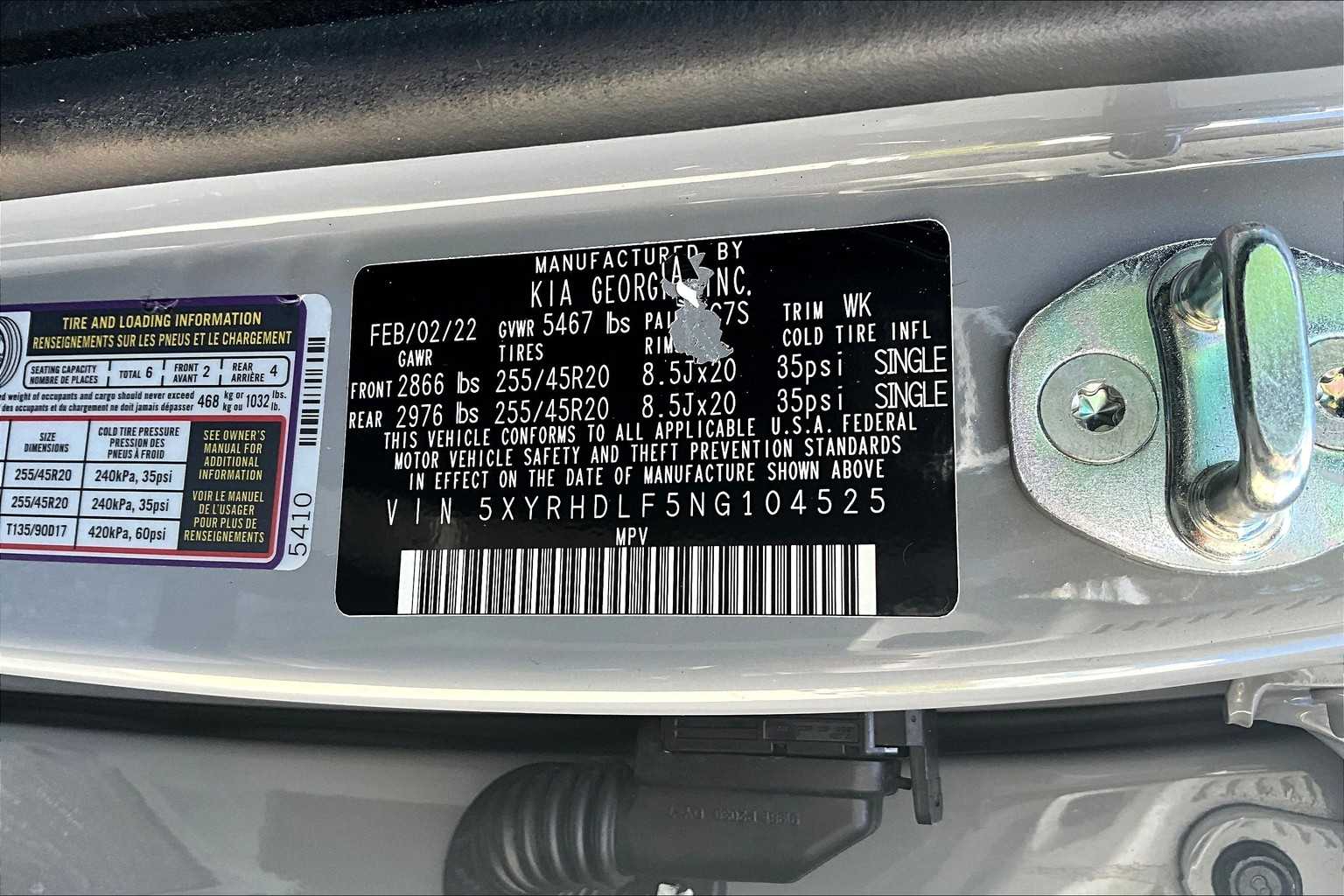 2022 Kia Sorento X-Line EX photo 34