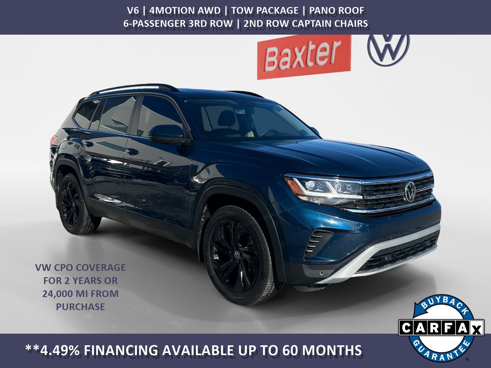 2021 Volkswagen Atlas SE w/Tech's photo