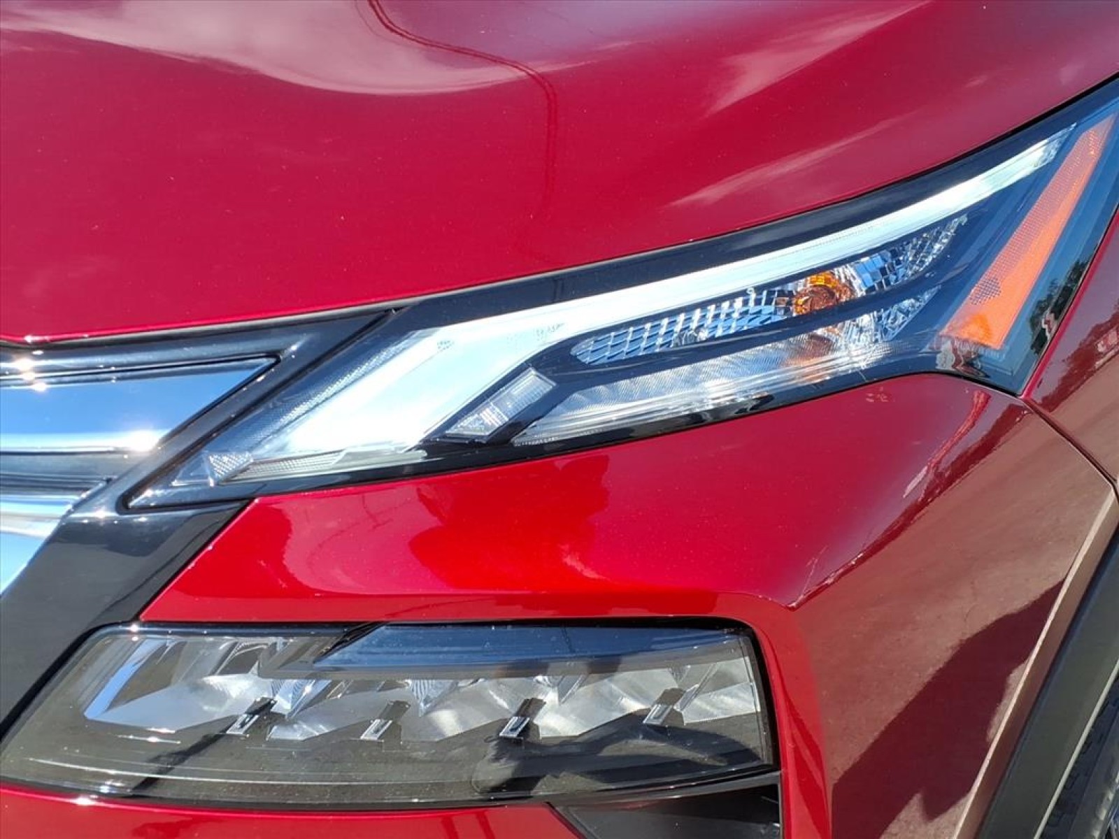 2024 Nissan Rogue SV Red at Robbins Nissan