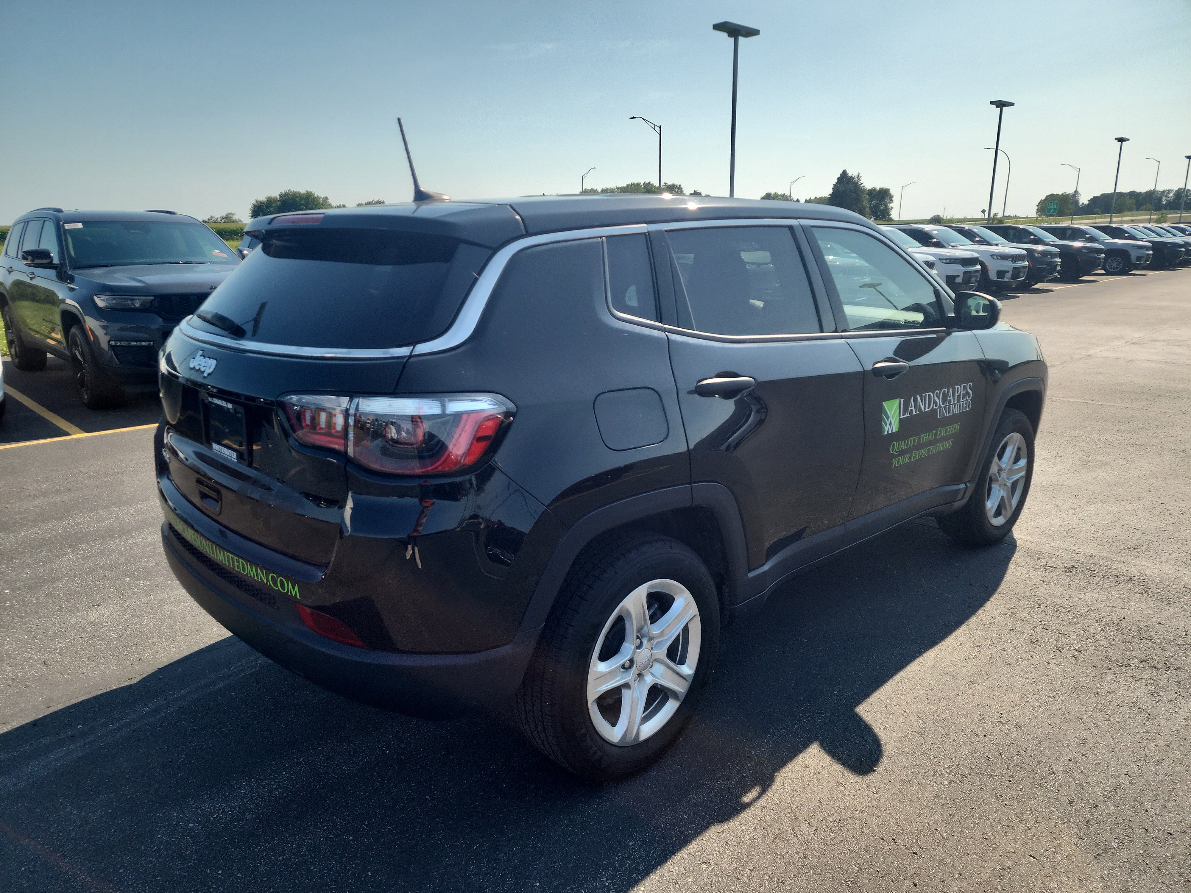 Used 2023 Jeep Compass Sport with VIN 3C4NJDAN9PT547687 for sale in Saint Charles, Minnesota