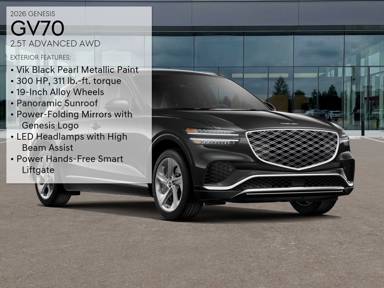 2026 Genesis GV70 2.5T Advanced photo 3