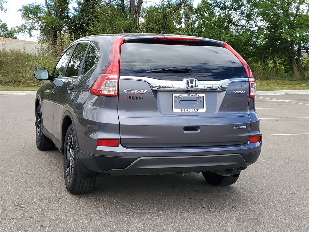 Used 2016 Honda CR-V SE with VIN 5J6RM4H42GL015547 for sale in Brighton, MI