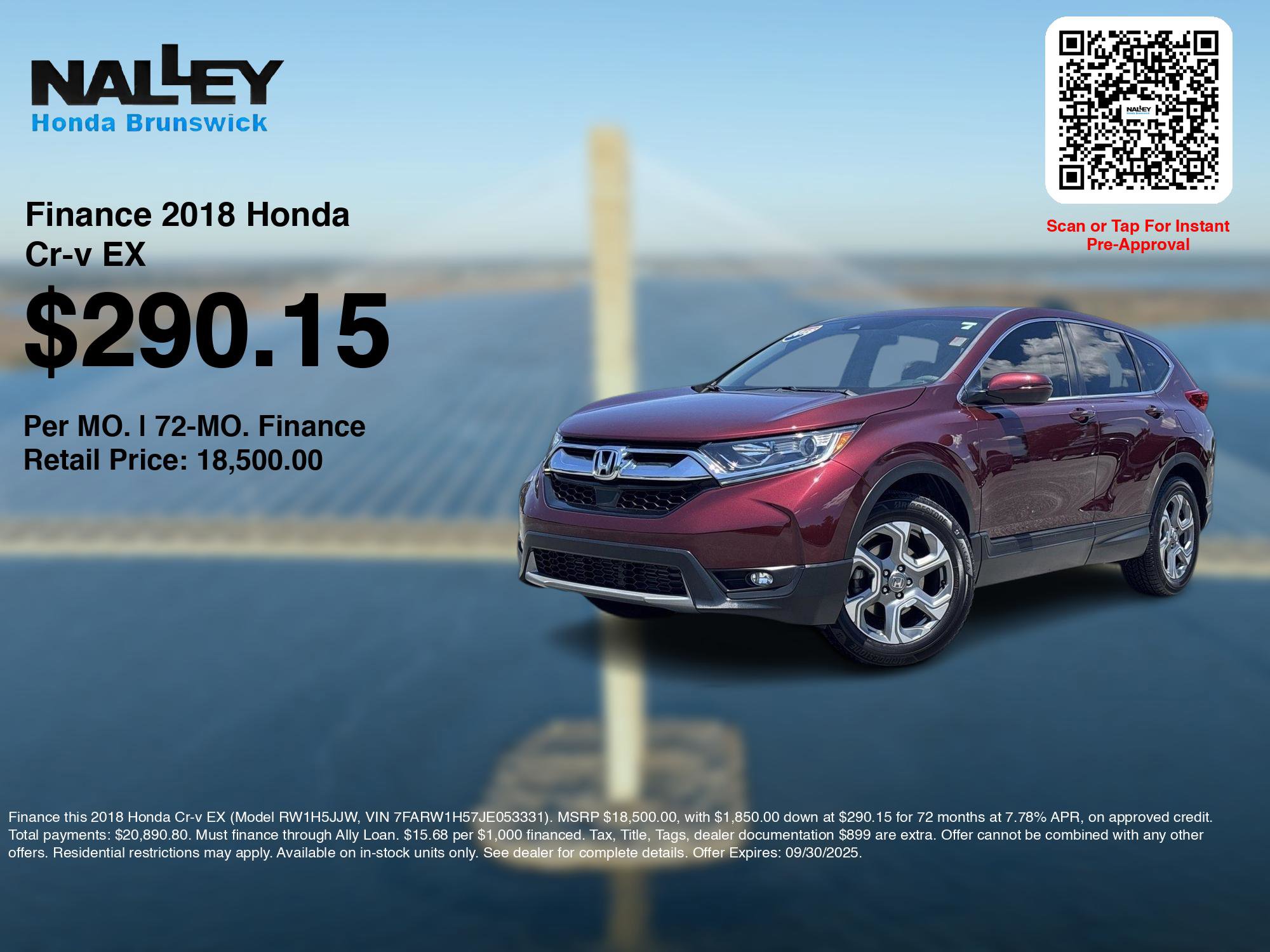2018 Honda CR-V EX photo 3