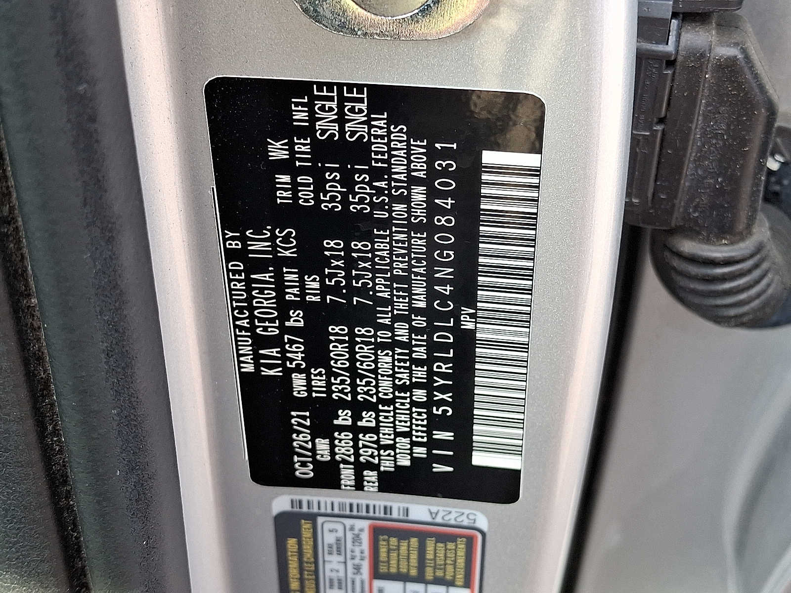 2022 Kia Sorento X-Line S photo 28