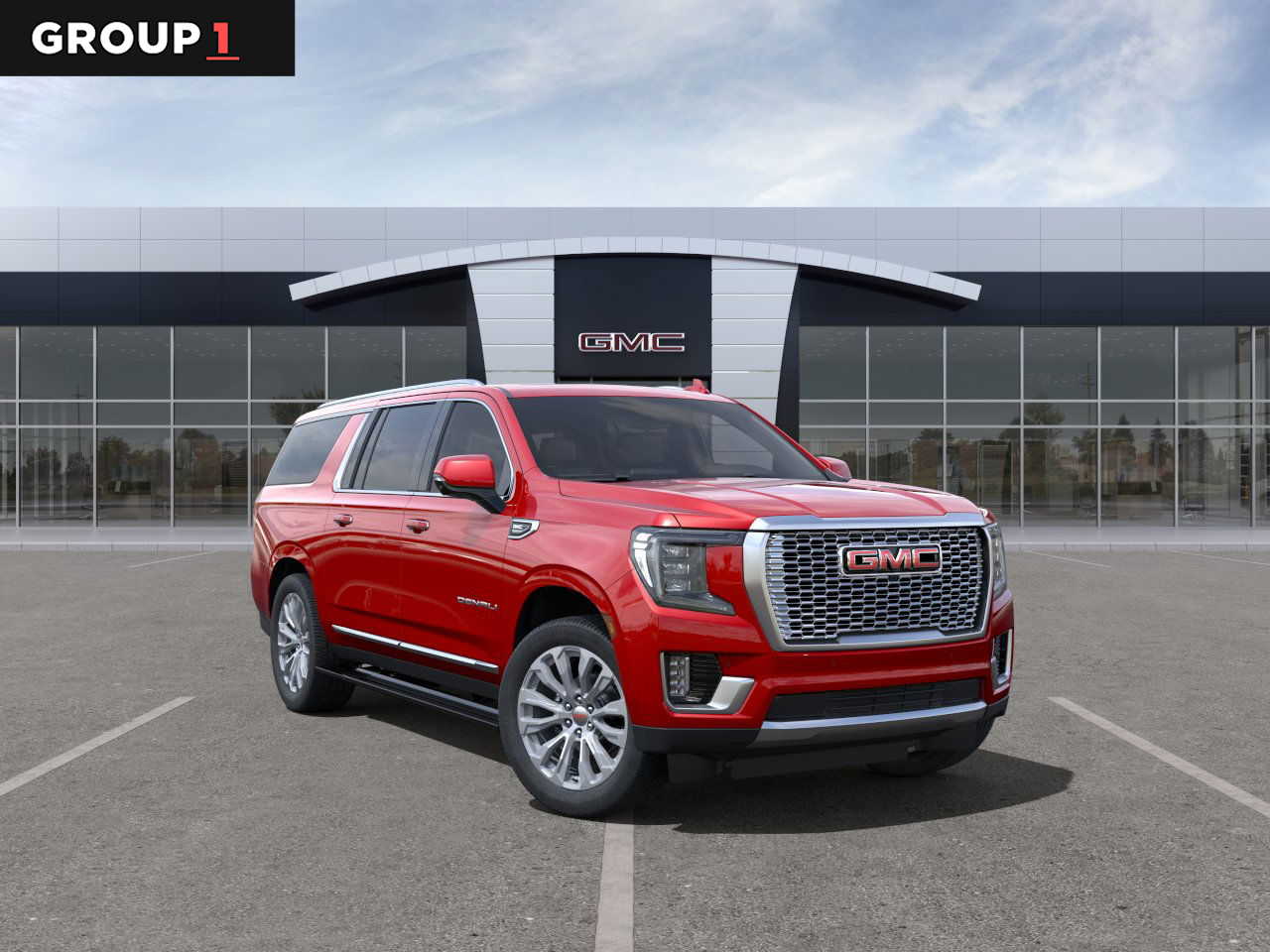 New 2024 Volcanic Red Tintcoat GMC Denali image 1
