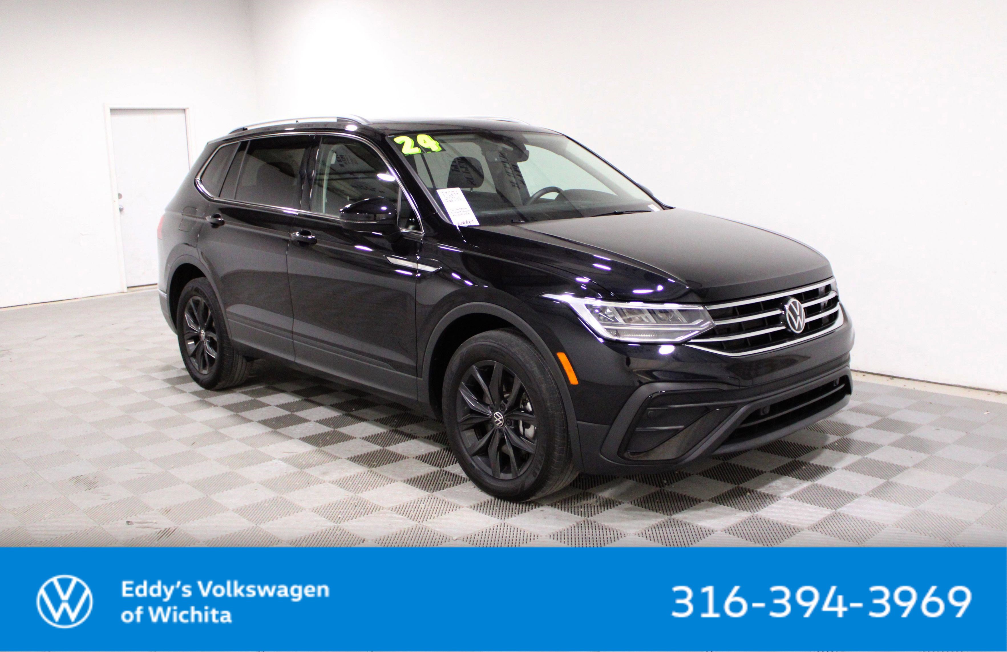 Certified Used 2024 Deep Black Pearl Volkswagen SE image 1