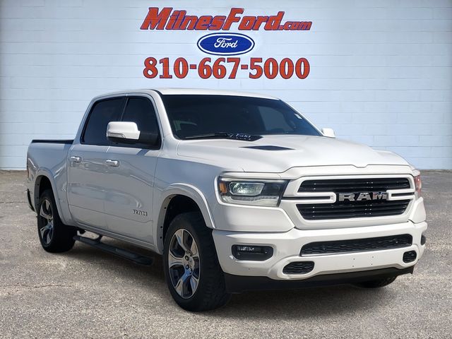 Used 2019 RAM Ram 1500 Pickup Laramie with VIN 1C6RRFJG5KN855043 for sale in Imlay City, MI