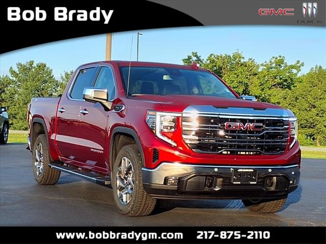 New 2025 Volcanic Red Tintcoat GMC SLT image 1